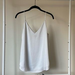 White Satin Tank